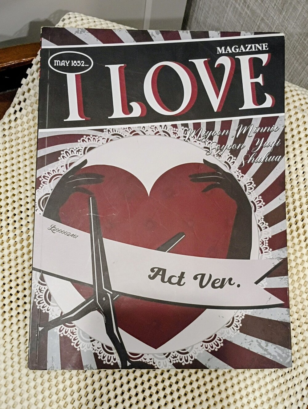 I LOVE Magazine Cover Art Print MAY 1852 Act Ver. 5th MINI ALBUM L20002461 NEW